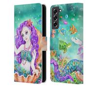 Head Case Designs Officially Licensed Kayomi Harai Mermaid And Friends Magical Fantasy Leather Wallet Case Compatible With Samsung Galaxy S21 FE 5G