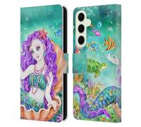 Head Case Designs Officially Licensed Kayomi Harai Mermaid And Friends Magical Fantasy Leather Wallet Case Compatible With Samsung Galaxy S25+