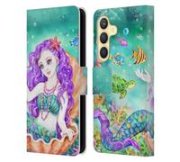 Head Case Designs Officially Licensed Kayomi Harai Mermaid And Friends Magical Fantasy Leather Wallet Case Compatible With Samsung Galaxy S24 5G