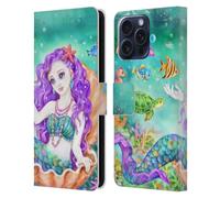 Head Case Designs Officially Licensed Kayomi Harai Mermaid And Friends Magical Fantasy Leather Wallet Case Compatible With Samsung Galaxy S25 FE