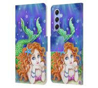 Head Case Designs Officially Licensed Kayomi Harai Mermaid Dream Magical Fantasy Leather Wallet Case Compatible With Samsung Galaxy A34 5G