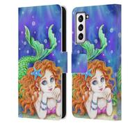 Head Case Designs Officially Licensed Kayomi Harai Mermaid Dream Magical Fantasy Leather Wallet Case Compatible With Samsung Galaxy S21 5G
