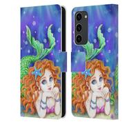 Head Case Designs Officially Licensed Kayomi Harai Mermaid Dream Magical Fantasy Leather Wallet Case Compatible With Samsung Galaxy S23+ 5G