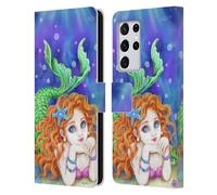 Head Case Designs Officially Licensed Kayomi Harai Mermaid Dream Magical Fantasy Leather Wallet Case Compatible With Samsung Galaxy S21 Ultra 5G