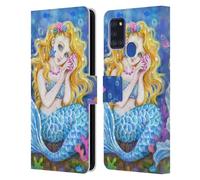 Head Case Designs Officially Licensed Kayomi Harai Mermaid Magical Fantasy Leather Wallet Case Compatible With Samsung Galaxy A21s (2020)