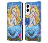 Head Case Designs Officially Licensed Kayomi Harai Mermaid Magical Fantasy Leather Wallet Case Compatible With Samsung Galaxy S25 Edge