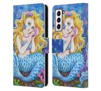 Head Case Designs Officially Licensed Kayomi Harai Mermaid Magical Fantasy Leather Wallet Case Compatible With Samsung Galaxy S21 5G
