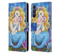 Head Case Designs Officially Licensed Kayomi Harai Mermaid Magical Fantasy Leather Wallet Case Compatible With Samsung Galaxy A15