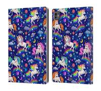 Head Case Designs Officially Licensed Kayomi Harai Unicorn Universe Pattern Magical Fantasy Leather Wallet Case Compatible With Apple iPad Pro 11 M4/M5 2024/2025