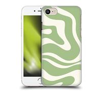 Head Case Designs Officially Licensed Kierkegaard Design Studio Modern Liquid Swirl in Sage Art Hard Back Case Compatible With Apple iPhone 7/8 / SE 2020 & 2022