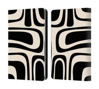 Head Case Designs Officially Licensed Kierkegaard Design Studio Palm Springs Black Cream Retro Abstract Patterns Leather Wallet Case Compatible With Amazon Kindle 11th Gen 6in 2022