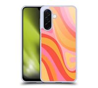 Head Case Designs Officially Licensed Kierkegaard Design Studio Pink Orange Yellow Swirl Retro Abstract Patterns Gel Case [Military Grade Protection] Compatible With Samsung Galaxy A26 5G