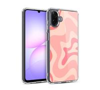 Head Case Designs Officially Licensed Kierkegaard Design Studio Soft Pink Liquid Swirl Retro Abstract Patterns Gel Case [Military Grade Protection] Compatible With Samsung Galaxy A07 4G