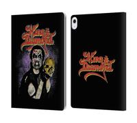 Head Case Designs Officially Licensed King Diamond Conspiracy Tour 1989 Poster Leather Wallet Case Compatible With Apple iPad Air 13 2024/2025