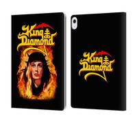 Head Case Designs Officially Licensed King Diamond Fatal Portrait 2 Poster Leather Wallet Case Compatible With Apple iPad Air 13 2024/2025