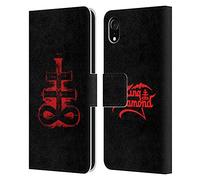 Head Case Designs Officially Licensed King Diamond Fatal Portrait Poster Leather Wallet Case Compatible With Apple iPhone XR