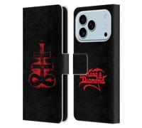 Head Case Designs Officially Licensed King Diamond Fatal Portrait Poster Leather Wallet Case Compatible With Apple iPhone 17 Pro