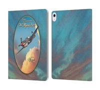 Head Case Designs Officially Licensed Larry Grossman P-40 Warhawk Flying Tiger Retro Collection Leather Wallet Case Compatible With Apple iPad Air 13 2024/2025