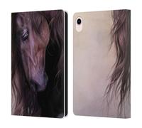 Head Case Designs Officially Licensed Laurie Prindle Equus Western Stallion Leather Wallet Case Compatible With Apple iPad mini (2021/2024)