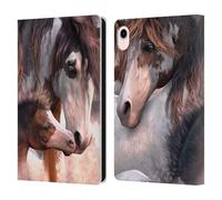 Head Case Designs Officially Licensed Laurie Prindle Generations Western Stallion Leather Wallet Case Compatible With Apple iPad mini (2021/2024)