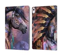 Head Case Designs Officially Licensed Laurie Prindle Native American Shaman Fantasy Horse Leather Wallet Case Compatible With Apple iPad Air 13 2024/2025