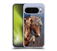 Head Case Designs Officially Licensed Laurie Prindle Native American War Pony Fantasy Horse Gel Case [Military Grade Protection] Compatible with Google Pixel 10 Pro XL and Compatible with MagSafe