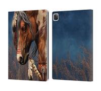 Head Case Designs Officially Licensed Laurie Prindle Native American War Pony Fantasy Horse Leather Wallet Case Compatible With Apple iPad Pro 12.9 2020/2021/2022