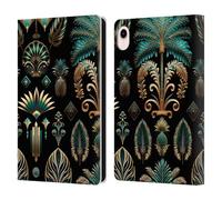 Head Case Designs Officially Licensed LebensArt Art Deco Gold Teal Kopie Mix Art Leather Wallet Case Compatible With Apple iPad mini (2021/2024)