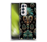 Head Case Designs Officially Licensed LebensArt Art Deco Gold Teal Kopie Mix Art Soft Gel Case Compatible With Find X3 Neo / Reno5 Pro+ 5G