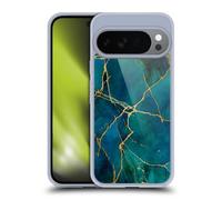 Head Case Designs Officially Licensed LebensArt Blue And Gold Mineral Marble Gel Case [Military Grade Protection] Compatible with Google Pixel 10 and Compatible with MagSafe