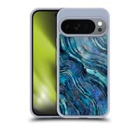 Head Case Designs Officially Licensed LebensArt Blue Tea Geo Liquid Marble Gel Case [Military Grade Protection] Compatible with Google Pixel 10 and Compatible with MagSafe