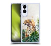 Head Case Designs Officially Licensed LebensArt Cheetah Garden Jungle Plants And Animals Gel Case [Military Grade Protection] Compatible With Samsung Galaxy S25 Edge
