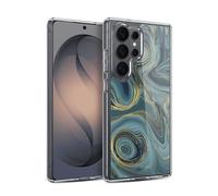 Head Case Designs Officially Licensed LebensArt Cool Tone Geode Geo Liquid Marble Gel Case [Military Grade Protection] Compatible with Samsung Galaxy S26 Ultra and Compatible with MagSafe
