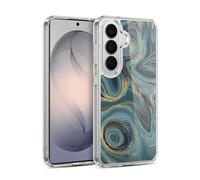 Head Case Designs Officially Licensed LebensArt Cool Tone Geode Geo Liquid Marble Gel Case [Military Grade Protection] Compatible with Samsung Galaxy S26 and Compatible with MagSafe