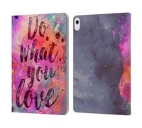 Head Case Designs Officially Licensed LebensArt Do What You Love Contexts Leather Wallet Case Compatible With Apple iPad Air 13 2024/2025