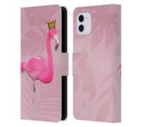 Head Case Designs Officially Licensed LebensArt Flamingo King Assorted Designs Leather Wallet Case Compatible With Apple iPhone 11