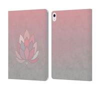 Head Case Designs Officially Licensed LebensArt Lotus Pastels Leather Wallet Case Compatible With Apple iPad Air 13 2024/2025