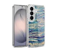 Head Case Designs Officially Licensed LebensArt Mineral Blue Gem Gemstone Marble Gel Case [Military Grade Protection] Compatible with Samsung Galaxy S26 Plus and Compatible with MagSafe