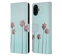 Head Case Designs Officially Licensed LebensArt Paradise Palm Pastels Leather Wallet Case Compatible With Samsung Galaxy A07