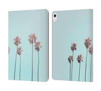 Head Case Designs Officially Licensed LebensArt Paradise Palm Pastels Leather Wallet Case Compatible With Apple iPad Air 13 2024/2025