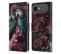 Head Case Designs Officially Licensed LebensArt Parrots Neo Kitsch Birds And Floral Leather Wallet Case Compatible With Apple iPhone 17 Air