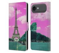 Head Case Designs Officially Licensed LebensArt Pink Paris Pastels Leather Wallet Case Compatible With Apple iPhone 17 Air