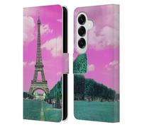 Head Case Designs Officially Licensed LebensArt Pink Paris Pastels Leather Wallet Case Compatible With Samsung Galaxy S26
