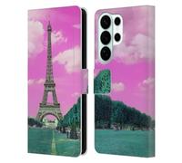 Head Case Designs Officially Licensed LebensArt Pink Paris Pastels Leather Wallet Case Compatible With Samsung Galaxy S26 Ultra