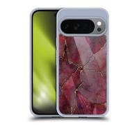 Head Case Designs Officially Licensed LebensArt Red Mineral Marble Gel Case [Military Grade Protection] Compatible with Google Pixel 10 and Compatible with MagSafe