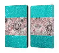 Head Case Designs Officially Licensed LebensArt Rose Gold And Teal Assorted Designs Leather Wallet Case Compatible With Amazon Kindle Paperwhite 6