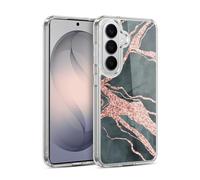 Head Case Designs Officially Licensed LebensArt Rose Gold Ripple Gemstone Marble Gel Case [Military Grade Protection] Compatible with Samsung Galaxy S26 and Compatible with MagSafe