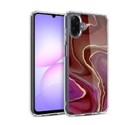 Head Case Designs Officially Licensed LebensArt Rose Ombre Geo Liquid Marble Gel Case [Military Grade Protection] Compatible With Samsung Galaxy A07 4G
