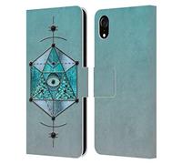 Head Case Designs Officially Licensed LebensArt Sacred Geometry Assorted Designs Leather Wallet Case Compatible With Apple iPhone XR