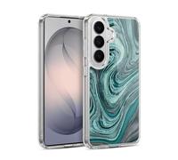 Head Case Designs Officially Licensed LebensArt Shiny River Gemstone Marble Gel Case [Military Grade Protection] Compatible with Samsung Galaxy S26 Plus and Compatible with MagSafe